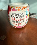 Pink Zebra Simmer Pot - Happy Thoughts Where Flowers Bloom So Does Hope Nib. Fixed Price $22.00.