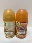 Air Wick 6.17 Oz (2-PACK) Spread The Joy Series Pumpkin Spice & Sugar Cookies. Fixed Price $29.99.