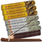 White Sage Incense Sticks And Hem De Palo Santo With H.... Fixed Price $19.23.