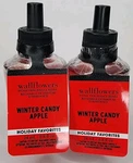 2 Bath & Body Works Winter Candy Apple Wallflower Fragrance Refill Bulb. Fixed Price $12.99.