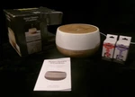 Nwot Bhg Cool Mist Ultrasonic Fabric Wrapped Aroma Diffuser W/fragrance Oils. Fixed Price $28.99.