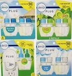 Febreze Air Freshener Scented Refills, Linen, Winter, Cranberry, Caramel, Apples. Fixed Price $10.00.