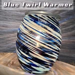 Large Scentsy Blue Twirl Wax Warmer - Euc. Fixed Price $45.00.