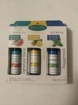 Sparoom Aromatherapy 100% Pure Essential Oil, Daily Collection, Ml (set Of 3). Fixed Price $9.50.