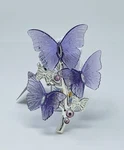 Bath & Body Works Wallflowers Plug-in Diffuser Purple Butterflies Night Light. Fixed Price $34.95.
