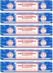 Satya Sai Baba Nagchampa Incense (pack Of 6) Handrolled Masala Sticks. Fixed Price $17.09.