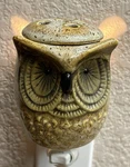 Owl Night Light Wax Melt Plug In Scentsationals. Fixed Price $17.99.