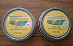 New Lot Of 2 Yankee Candle Sicilian Lemon Gel Tins. Fixed Price $19.95.