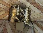 New Bath & Body Works Bronze Owl Duo Wallflower Scent Switching Plug. Fixed Price $34.99.