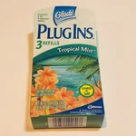 Glade Plug-ins Tropical Mist Scented Refills 3 Pack New Vintage 2005 Retired Nos. Fixed Price $15.85.