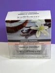 Bath & Body Works Vanilla Coconut Wallflowers Fragrance Refills 2-PK .8OZ. Fixed Price $12.99.
