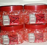 (4) Sure Scents Glistening Cranberry Air Freshener Crystal Beads 9 Oz. Each Jar. Fixed Price $19.75.