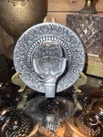 Tibetan Incense Burner Offering Hands 4.5 Inches Diameter X 1. Fixed Price $8.00.