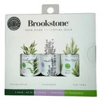 Aromatherapy Brookstone Essential Oil Set 3-PACK Euc Lavender Tea Tree 10ML Each. Fixed Price $8.75.