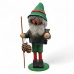 Vintage 9" Steinbach Wooden Incense Smoker Mountain Hiker West Germany Read. Fixed Price $44.99.