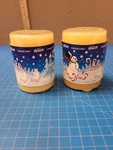 Renuzit Candy Cane Pillar Candle Set 3X4 Holiday Christmas Peppermint Scent. Fixed Price $10.40.