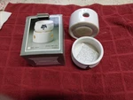 1986 Cbk Ltd. Stoneware Simmering Potpourri Scenter W/ Warming Candle Vintage. Fixed Price $7.99.