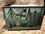 Yankee Candle Winter Wonderment Multi Tea Light Scene 7.25" X 10" Nib. Fixed Price $28.95.