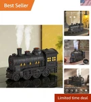 Charming Train-shaped 300ML Essential Oil Diffuser For Cozy Nights & Relaxation. Fixed Price $67.99.