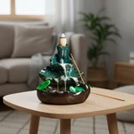 Ceramic Incense Fountain With 48 Cones, Sticks, And Mat For Relaxing Ambiance. Fixed Price $31.91.