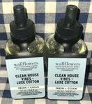 New 2-PACK Chv Luxe Cotton Wallflower Refill Bulbs Sealed Bath & Body Works. Fixed Price $22.00.