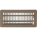 (10)-HOME Impressions In. X Brown Steel Floor Register 1FL0410BR-NH. Fixed Price $101.89.