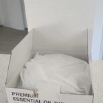 Asakuki Essential Oil Diffuser 500ML White Brown Led Changing Lights. Fixed Price $14.00.