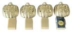 4 B&bw Metallic Pumpkin Wallflowers Night Light Plug-ins Fall Halloween Decor. Fixed Price $48.00.