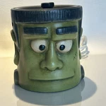 Simply Scentsational Frankenstein Ceramic Wax Warmer, Halloween Decor. Fixed Price $34.99.