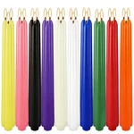 Wfmolcand 30 Pack 10 Inch Assorted Color Spell Taper Candles Unscented Dripl.... Fixed Price $31.42.