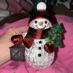 Bath & Body Works Snowman Projector Nightlight Wallflower Fragrance Plug! Euc. Fixed Price $19.50.