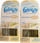 (2) Febreze Dual Scented Oil Noticeables REFI1LS Vanilla Refresh Bean. Fixed Price $24.49.