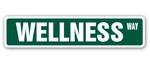 Signmission Wellness Street Childrens Name Room Indoor/outdoor .... Fixed Price $17.92.