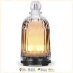 Ultrasonic Essential Oil Diffuser With Glass Cover & Led Color Changing Light. Fixed Price $56.91.
