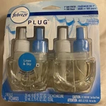 Febreze 2 Pack Dual Linen & Sky Scented Oil Plug Refill. Fixed Price $7.99.