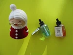 Bath & Body Works Mrs. Claus Wallflower Diffuser 2 Refills - Crisp Air, Waffle. Fixed Price $12.00.