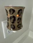 Scentsy Leopard Print Plug-in Wall Wax Warmer Cheetah Retired W/bulb No Box. Fixed Price $15.90.