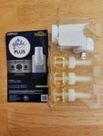 Glade Plugins Plus Air Freshener Starter Kit- Warmer & Clean Linen 3 Refill Oils. Fixed Price $13.87.
