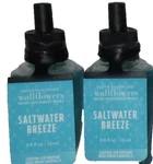 Bath Body Works Saltwater Breeze Wallflower Refill Bulbs Ocean Air X 2 New. Fixed Price $18.00.