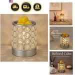 Electric Crystal Wax Melt Warmer - Bulb Heating, Elegant Design, Quic.... Fixed Price $23.19.