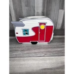 Scentsy Road Less Traveled Wax Warmer Red White Excellent Vintage Camper Cool. Fixed Price $21.66.
