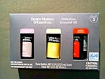 Better Homes & Gardens 100% Pure Essential Oils Asst Lavender Lemon Sweet Orange. Fixed Price $16.99.