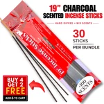 Incense Sticks 19'' Xl Extra Long Jumbo Scented 30 Pack Hand Dipped Premium. Fixed Price $13.49.