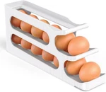 Egg Holder For Fridge, 3 Tiers Auto Rolling Storage Organizer Refrigerat. Fixed Price $21.58.