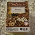 Turkish Spice Market Scented Wax Melts, Scentsationals, 2.5 Oz Vhtf 1 Pack. Fixed Price $18.95.