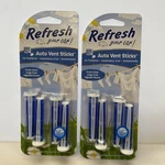 2 X Refresh Your Car - Auto Vent Stick Air Freshener Linen. Fixed Price $12.88.
