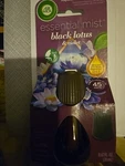 Air Wick Essential Fragrance Mist Refill Black Lotus, .67 Oz. Lasts 45 Days,new. Fixed Price $8.95.