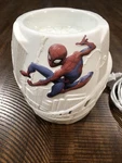 Scentsy Spider-man Marvel Electric Wax Melt Warmer White Ceramic Corded Plug-in. Fixed Price $36.99.