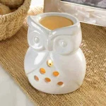 Charming White Porcelain Owl Oil Warmer. Fixed Price $13.50.