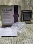 Scentsy Gallery Cube Wax Warmer Gunmetal Light With Box. Fixed Price $23.00.